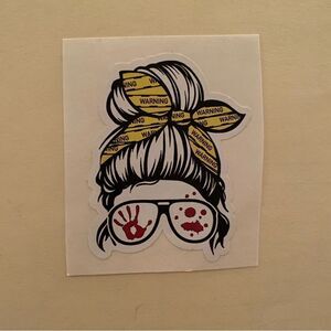 TRUE CRIME LIFE Sticker NEW